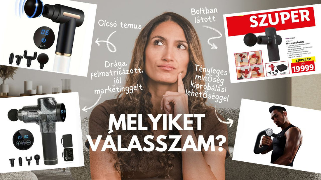 Olcsó vagy drága masszázspisztoly? Van különbség?
