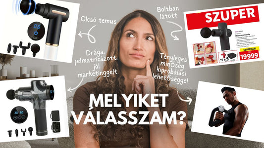 Olcsó vagy drága masszázspisztoly? Van különbség?